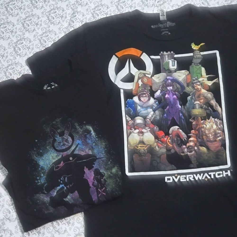 Overwatch Anime Video Game Jinx Mens T-shirt Lot 2 Tee